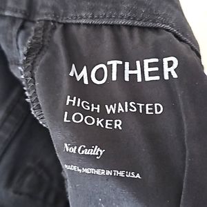 Mother High Waisted Black Jeans